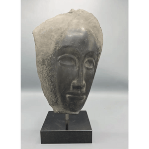 Jules Vermeire - Jules Vermeire Hard stone female head Sculpture for sale