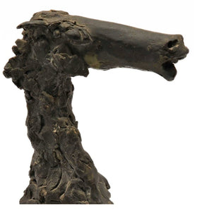 Bronze sculpture horse head theo van der nahmer