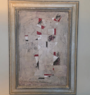 Henk munnik | Compositie | Gemengde techniek | 60 x 40 cm | met lijst