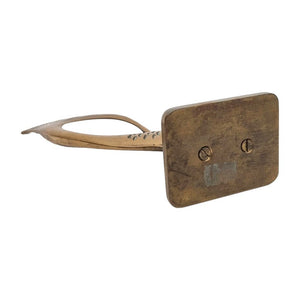 Bronze Amsterdam School sculpture of a fish. Mounted on a bronze base.Marked HF - H: 12.6 cm, w: 12 cm. - Bottom