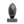 Crouching Figure by Theo Germann, 1984, back view with the head facing right, mounted on a hardstone base.