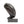 Crouching Figure by Theo Germann, 1984, side left view with the head facing right, mounted on a hardstone base.