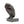 Crouching Figure by Theo Germann, 1984, bronze sculpture with drawn-up knees and hands covering the face, side view.