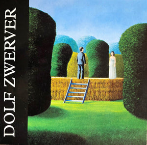 Boekomslag | monografie kunstschilder Dolf Zwerver | met een figuratieve schildering op de omslag