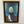 Dolf Zwerver, Veiled with Egg, 1976. Oil on board painting depicting a veiled woman with an egg in a nest framed
