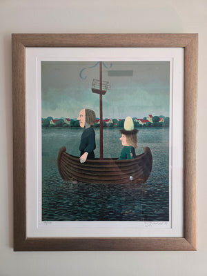 Dolf Zwerver – Love Boat – Signed 1981 Lithograph for Sale