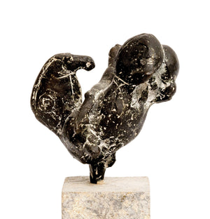 Felix van der Linden - figure on rearing horse - Kunstiek