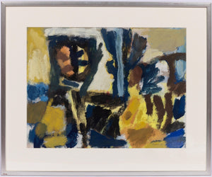 Jan Roeland | Gouache – Landscape | Gouache on paper | 47 cm × 63 cm | Signed lower right | with frame