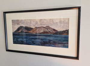 Jannes de Vries Mediterranean Sea Height 34 x width 53 cm Watercolour signed lower left