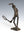 Jits Bakker | “Tennis Player” | Bronze sculpture | Figurative sports figure | Height 16 cm | Signed | seen from backside