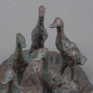bronze statue, jonneke kodde 5 runner ducks 2