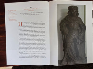 Lambertus Zijl | Sculpture of baked clay | Saint Pontianus of Spoleto, after the cathedral statue by Jan Nude | Height 23 cm | literature, published in: M. Broekhuis et al., Lambertus Zijl | dated circa 1930 | the book Salomonson | picture in book