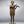 Loek Bos – Violinist, bronze ssculpture for sale, full view, height 41 cm, with base 54 cm