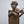 Loek Bos | Bronze sculpture “Violinist” | 41 cm high (base 54 cm) | Signed on the base | front
side | close-up