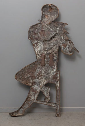 Margot Hudig-Heldring (1919-2006), flute player, very large bronze sculpture - Kunstiek