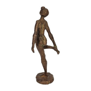 Peter van der Meer - Bronze sculpture of a woman for sale, seen from the back, marked PvdM. Height 18 cm, diameter 7 cm.