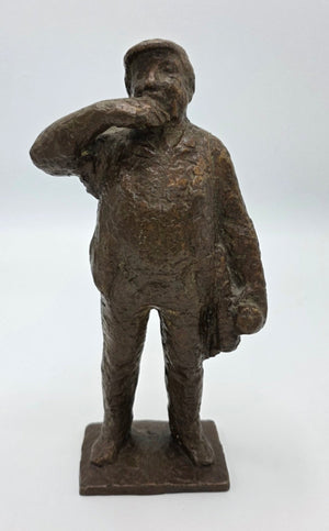 bronze statue by Pieter d'Hont (1917-1997), entitled 'The pub owner