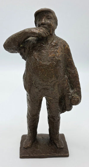 bronze statue by Pieter d'Hont (1917-1997), entitled 'The pub owner, 2