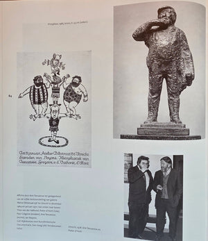 picture in the book of bronze statue by Pieter d'Hont (1917-1997), entitled 'The pub owner