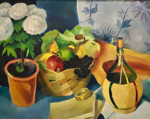 Theo Bitter - Still life with a fruit basket - Kunstiek
