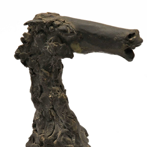 Bronze statue of a horse's head Theo van der Nahmer 7458