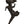 Theo van der Nahmer | bronze sculpture of a lady in a dress with a hat caught in the wind | Height 21.5 cm | Signed on the bottom | frontside